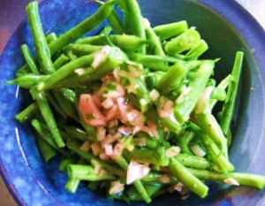 Herbal Garden Dressing with Tender Green Beans