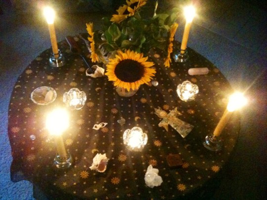 Full August Moon Altar