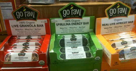 Raw Food Snacks at SFO